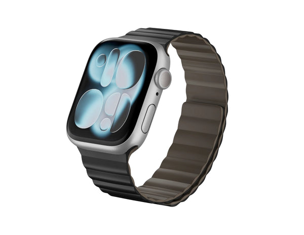MagEasy Skin Duo reversible silicone magnetic Apple Watch band dual-color design for 40–49mm models Qatar