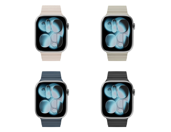 MagEasy Skin Duo reversible silicone magnetic Apple Watch band dual-color design for 40–49mm models Qatar