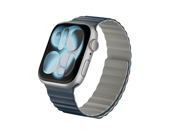 MagEasy Skin Duo reversible silicone magnetic Apple Watch band dual-color design for 40–49mm models Qatar