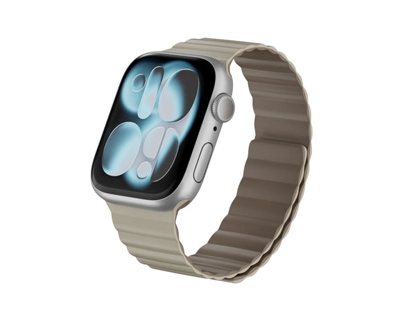 MagEasy Skin Duo reversible silicone magnetic Apple Watch band dual-color design for 40–49mm models Qatar