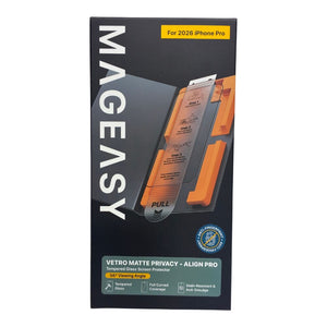 MAGEASY Vetro Matte Privacy Align Pro 56 Degree Tempered Glass for iPhone 18 Pro Qatar
