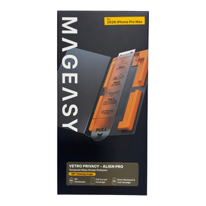 MAGEASY Vetro Privacy Align Pro 9H 56 Degree Tempered Glass for iPhone 18 Pro Max Qatar