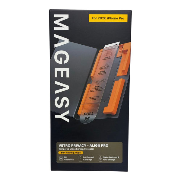 MAGEASY Vetro Privacy Align Pro 9H 56 Degree Tempered Glass for iPhone 18 Pro Qatar