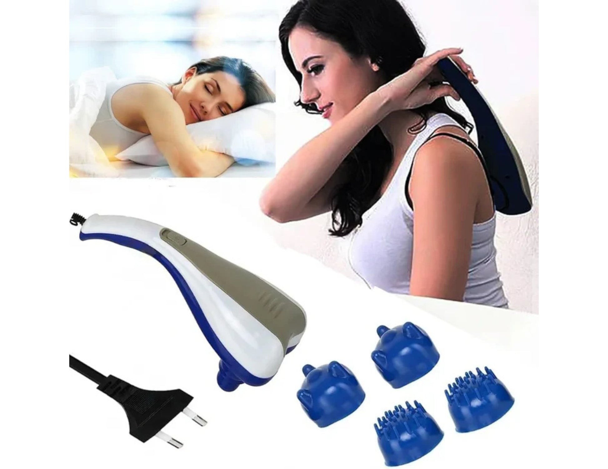 Milinda Double Head Body Massager SH-222A infrared handheld massager Qatar