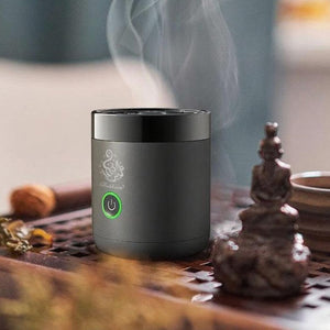 Mini Incense Burner B37 Portable Electric Incense Burner with Auto Timer and LED Indicator Qatar