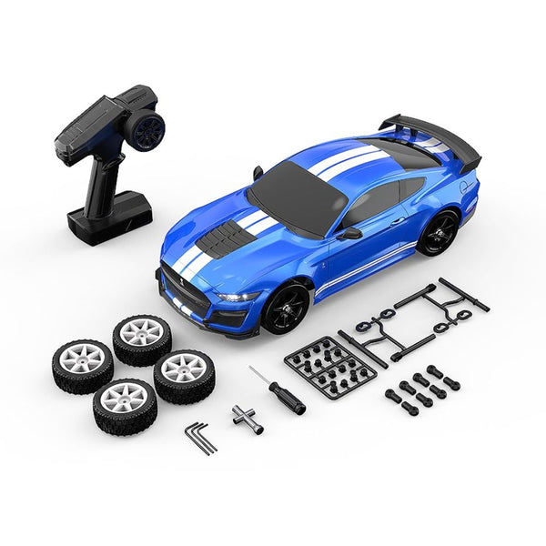 MJX Hyper GO 10306 DC Ford Mustang Shelby GT500 1/10 4WD R/C remote-control car blue with 2S 5000mAh battery Qatar