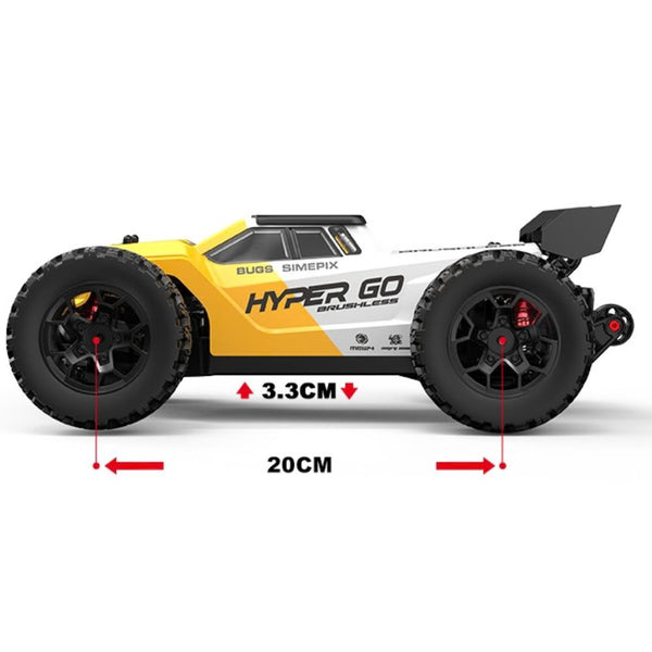 MJX Hyper Go 14207 1/14 4WD Brushless Off-Road RC Truck with 2 Bodies Qatar