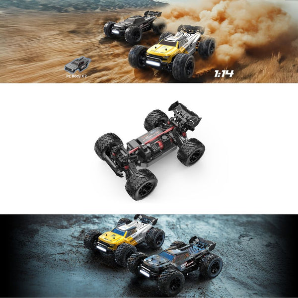 MJX Hyper Go 14207 1/14 4WD Brushless Off-Road RC Truck with 2 Bodies Qatar