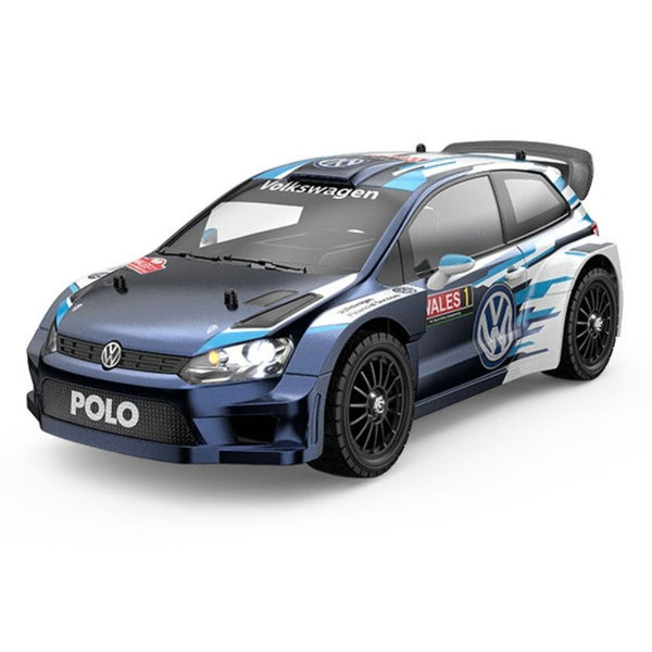 MJX Hyper Go 14304 Volkswagen Polo R WRC 1/14 4WD RC Car Blue White with Metal Chassis Qatar