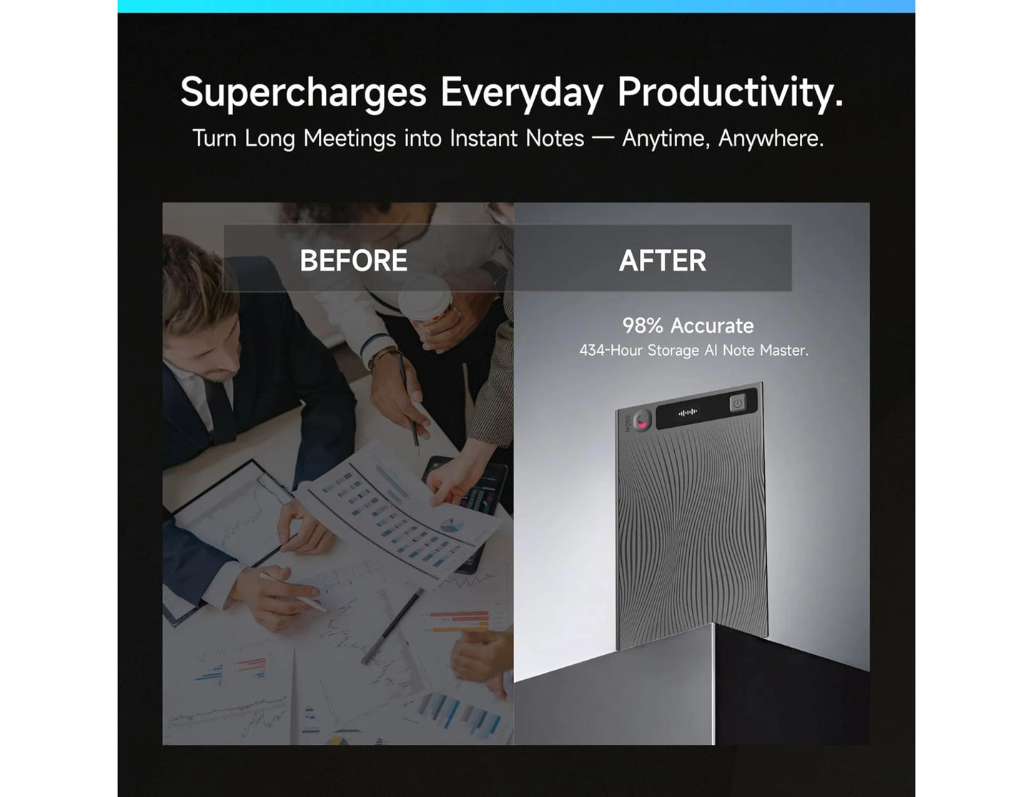 Mobvoi TicNote AI Voice Recorder 64GB dual mic OLED display NE-79 grey Qatar