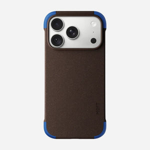 MOFT Frame Case Coffee MOVAS-E Bio-Leather MagSafe Case Coffee Brown x Sapphire for iPhone 18 Pro Qatar