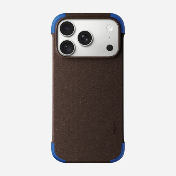 MOFT Frame Case Coffee MOVAS-E Bio-Leather MagSafe Case Coffee Brown x Sapphire for iPhone 18 Pro Qatar
