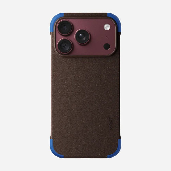 MOFT Frame Case Coffee MOVAS-E Bio-Leather MagSafe Case Coffee Brown x Sapphire for iPhone 18 Pro Qatar