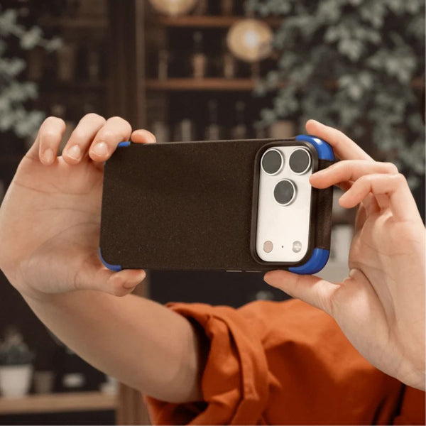 MOFT Frame Case Coffee MOVAS-E Bio-Leather MagSafe Case Coffee Brown x Sapphire for iPhone 18 Pro Qatar