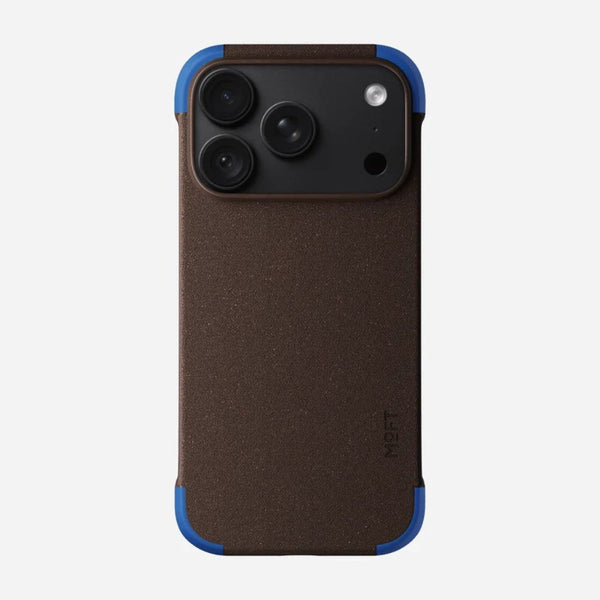 MOFT Frame Case Coffee MOVAS-E Bio-Leather MagSafe Case Coffee Brown x Sapphire for iPhone 18 Pro Qatar