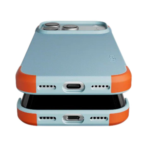 MOFT Frame Case MOVAS™ MagSafe vegan leather case for iPhone 17 Pro Max Soothing Mist x Sunrise Qatar