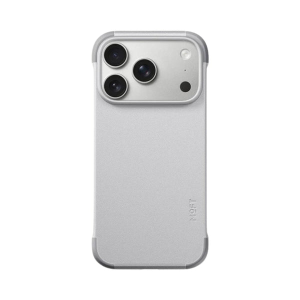 MOFT Frame Case MOVAS™ MagSafe vegan leather case for iPhone 17 Pro Misty Cove x Cement Qatar
