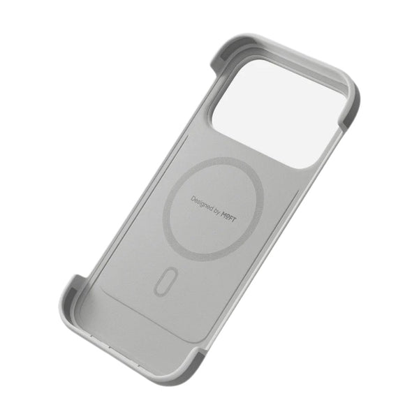 MOFT Frame Case MOVAS™ MagSafe vegan leather case for iPhone 17 Pro Misty Cove x Cement Qatar