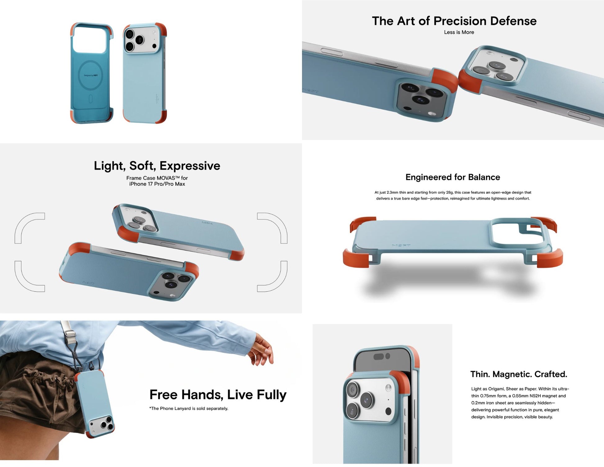 Moft Frame Case MOVAS iPhone 17 Pro Pro Max