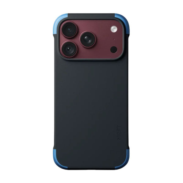 MOFT Frame Case MOVAS for iPhone 18 Pro Max in Navy Blue x Field Blue with vegan leather and MagSafe compatibility Qatar