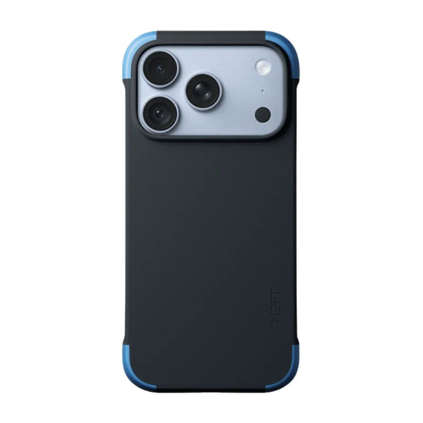 MOFT Frame Case MOVAS for iPhone 18 Pro in Navy Blue x Field Blue with vegan leather and MagSafe compatibility Qatar