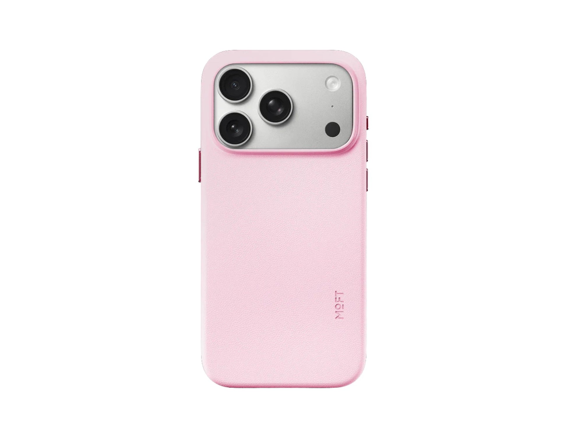 MOFT MOVAS MagSafe compatible snap case for iPhone 17 Pro and Pro Max Light Pink premium protective case Qatar