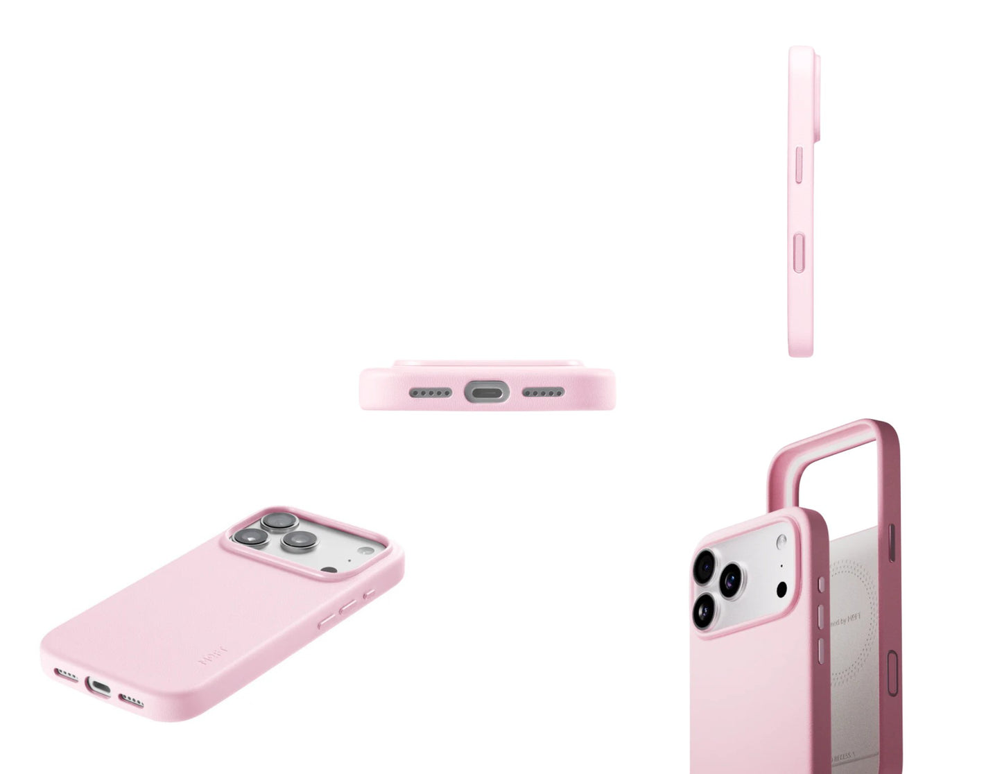 MOFT MOVAS MagSafe compatible snap case for iPhone 17 Pro and Pro Max Light Pink premium protective case Qatar