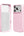 MOFT Snap Case MOVAS™ MagSafe vegan leather case for iPhone 17 Pro Light Pink Qatar