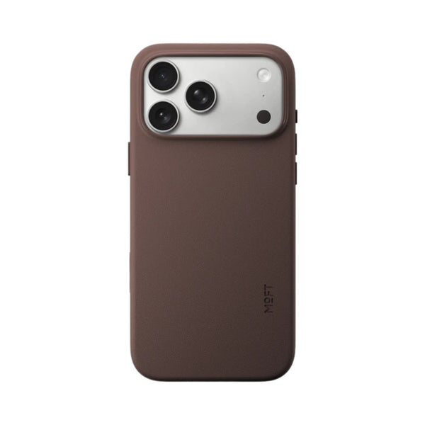 MOFT Snap Case MOVAS™ MagSafe vegan leather case for iPhone 17 Pro Max Brownie Qatar
