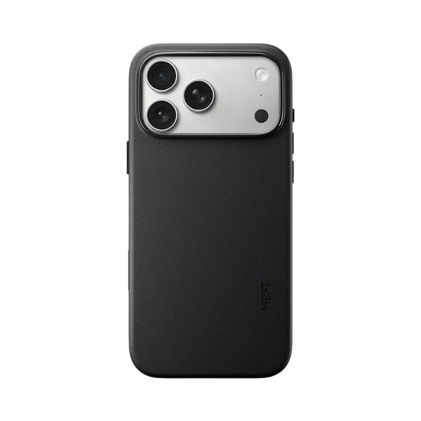 MOFT Snap Case MOVAS™ MagSafe vegan leather case for iPhone 17 Pro Max Jet Black Qatar