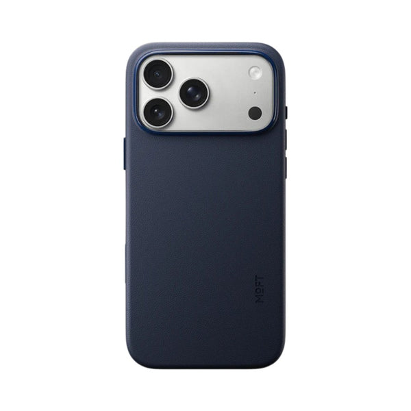 MOFT Snap Case MOVAS™ MagSafe vegan leather case for iPhone 17 Pro Max Navy Blue Qatar