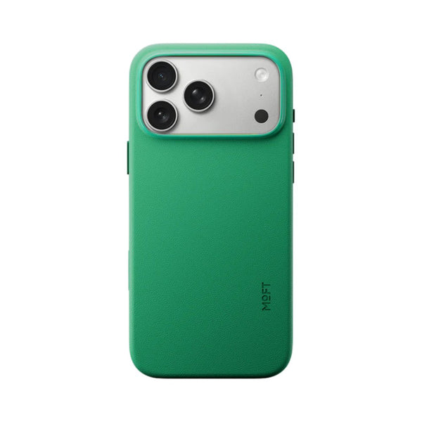 MOFT Snap Case MOVAS™ MagSafe vegan leather case for iPhone 17 Pro Max Oz Green Qatar