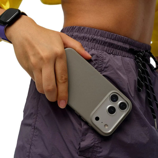 MOFT Snap Case MOVAS™ MagSafe vegan leather case for iPhone 17 Pro Max Taupe Qatar
