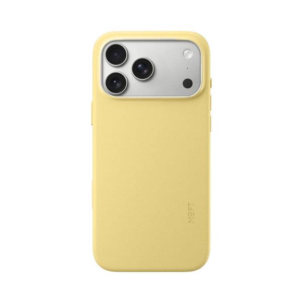 MOFT Snap Case MOVAS™ MagSafe vegan leather case for iPhone 17 Pro Max Wonder Yellow Qatar