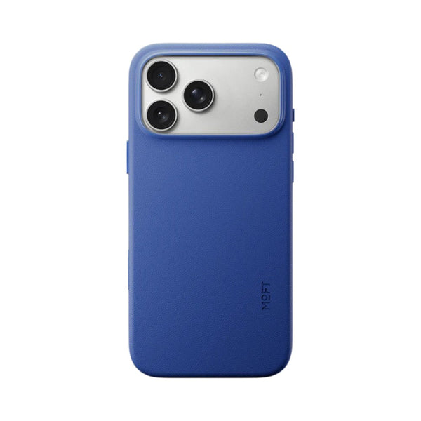 MOFT Snap Case MOVAS™ MagSafe vegan leather case for iPhone 17 Pro Sapphire Blue Qatar