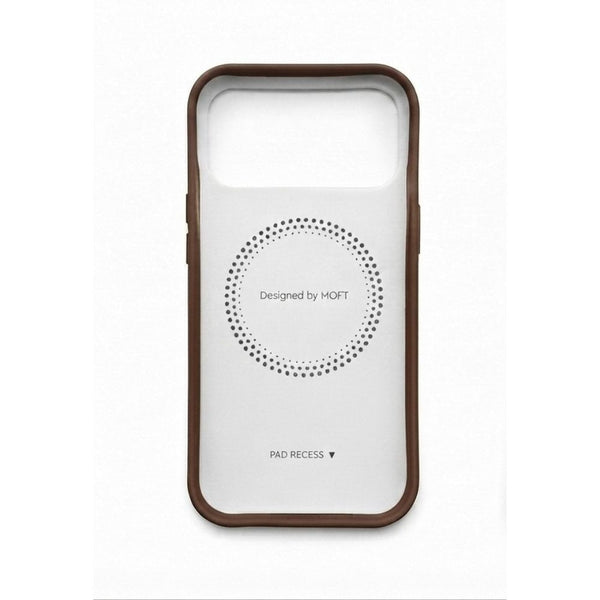 MOFT Snap Case MOVAS vegan leather MagSafe case for iPhone 18 Pro Brownie Qatar