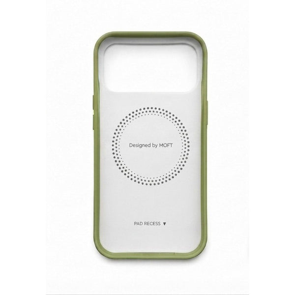 MOFT Snap Case MOVAS vegan leather MagSafe case for iPhone 18 Pro Khaki Green Qatar