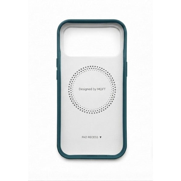 MOFT Snap Case MOVAS vegan leather MagSafe case for iPhone 18 Pro Max Jungle Green Qatar