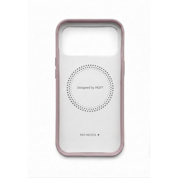 MOFT Snap Case MOVAS vegan leather MagSafe case for iPhone 18 Pro Max Light Pink Qatar