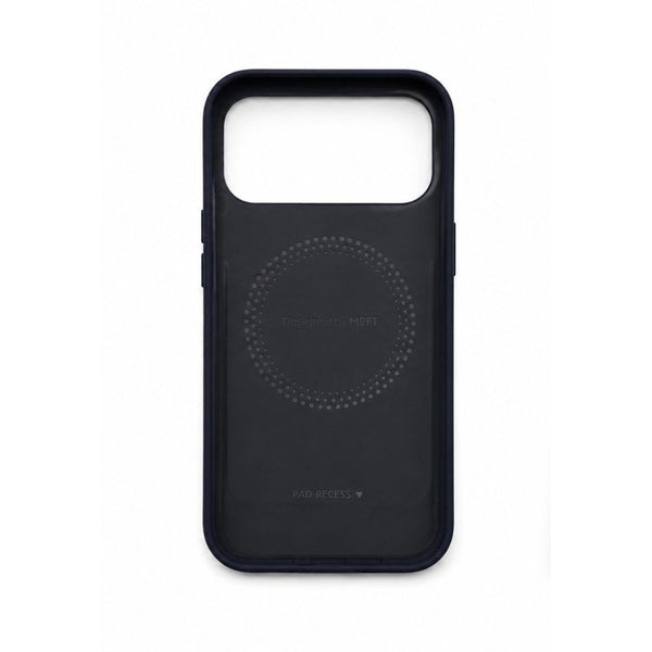 MOFT Snap Case MOVAS vegan leather MagSafe case for iPhone 18 Pro Max Navy Blue Qatar