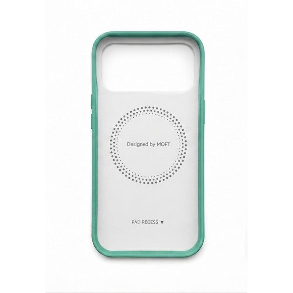 MOFT Snap Case MOVAS vegan leather MagSafe case for iPhone 18 Pro Max OZ Green Qatar