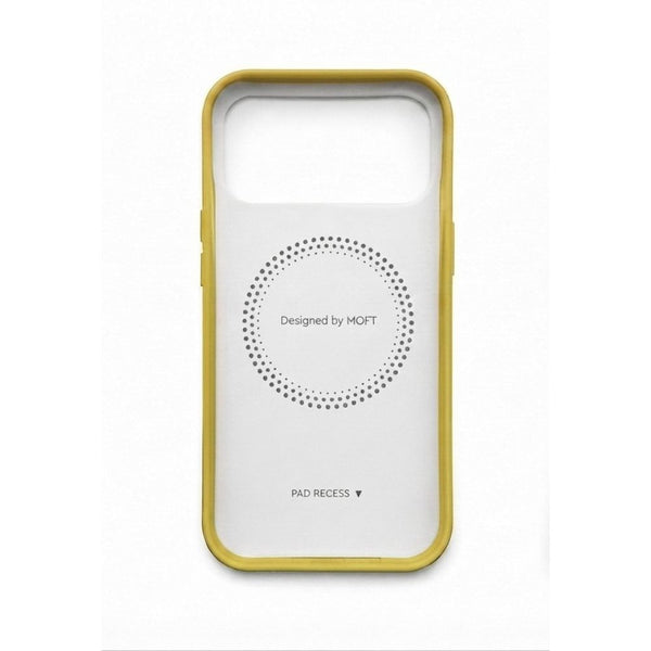 MOFT Snap Case MOVAS vegan leather MagSafe case for iPhone 18 Pro Max Panna Cotta Qatar