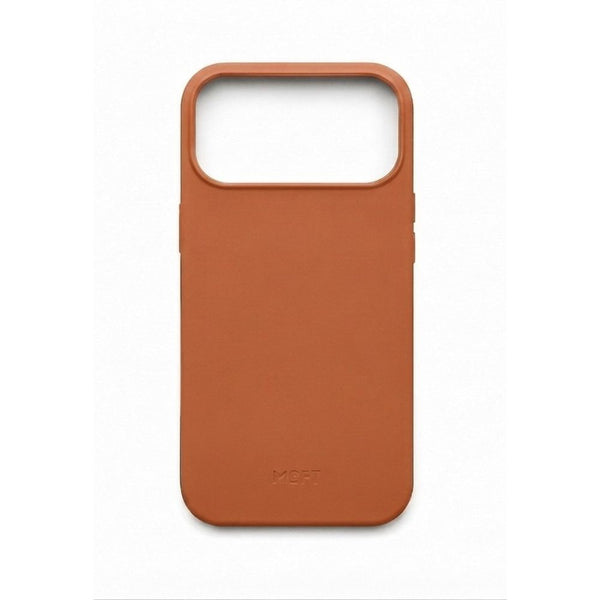 MOFT Snap Case MOVAS vegan leather MagSafe case for iPhone 18 Pro Max Sunrise Orange Qatar