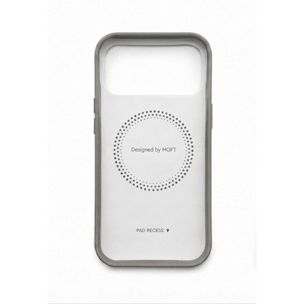 MOFT Snap Case MOVAS vegan leather MagSafe case for iPhone 18 Pro Max Taupe Gray Qatar