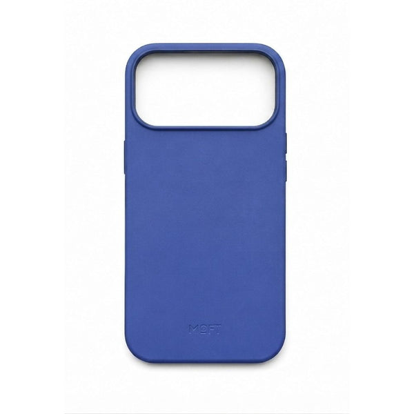 MOFT Snap Case MOVAS vegan leather MagSafe case for iPhone 18 Pro Sapphire Blue Qatar