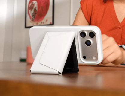 Moft Snap Field Wallet with stand MagSafe RFID vegan leather 8-card holder for iPhone Qatar