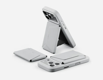 Moft Snap Field Wallet with stand MagSafe RFID vegan leather 8-card holder for iPhone Qatar