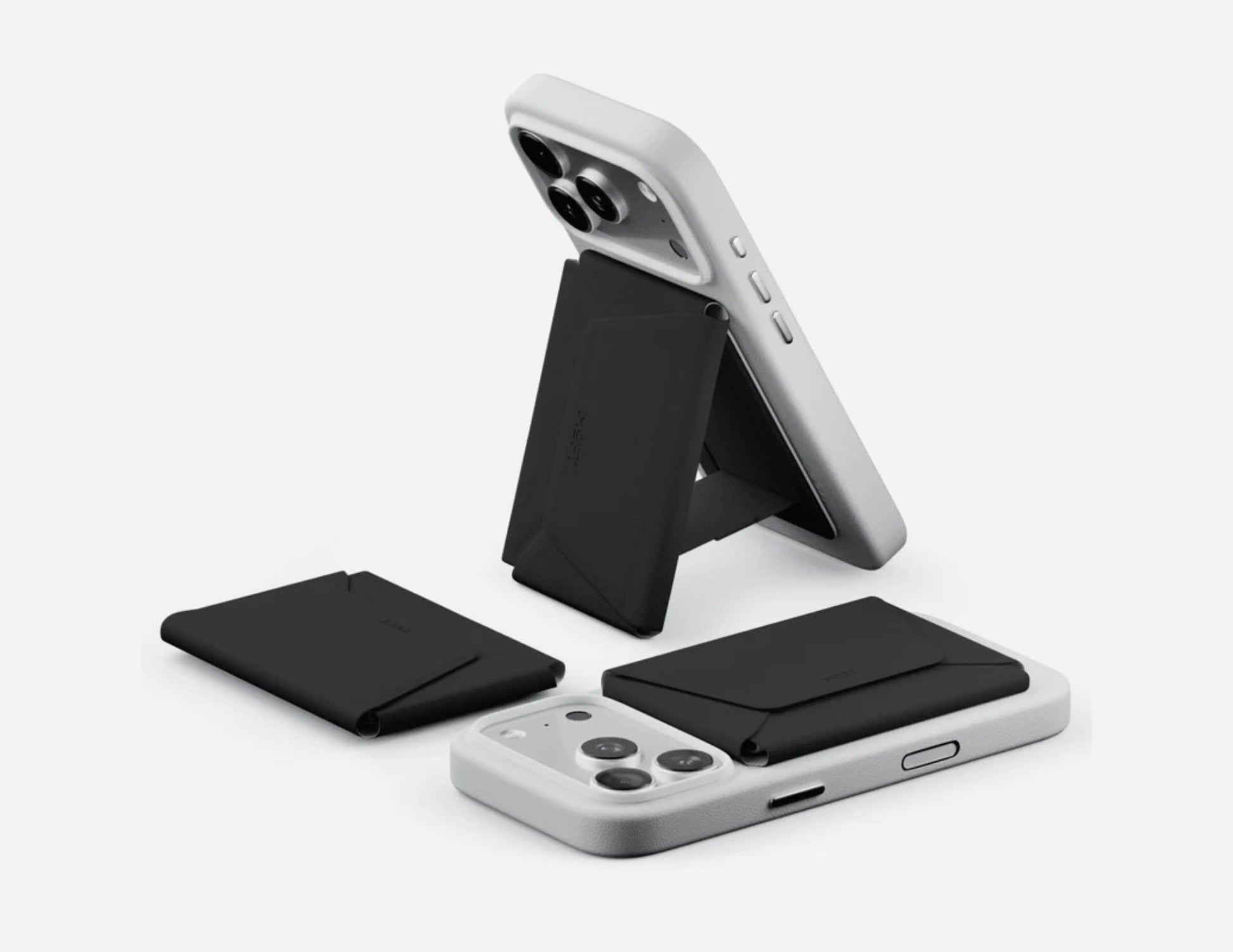 Moft Snap Field Wallet with stand MagSafe RFID vegan leather 8-card holder for iPhone Qatar