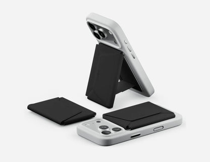 Moft Snap Field Wallet with stand MagSafe RFID vegan leather 8-card holder for iPhone Qatar