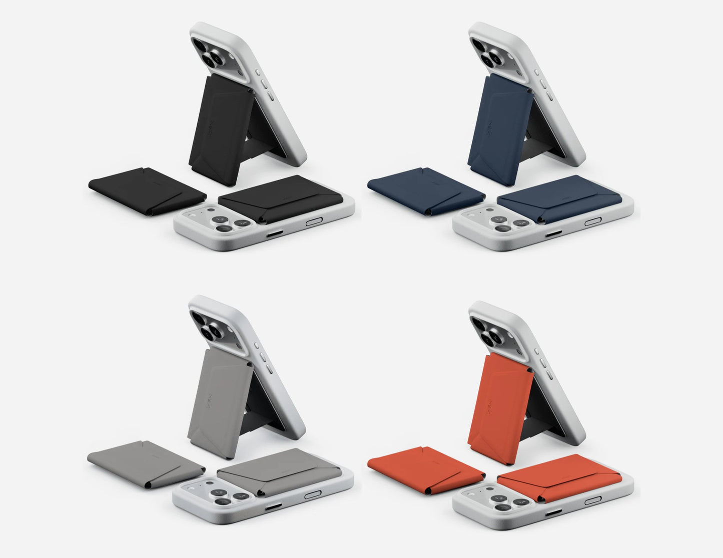 Moft Snap Field Wallet with stand MagSafe RFID vegan leather 8-card holder for iPhone Qatar